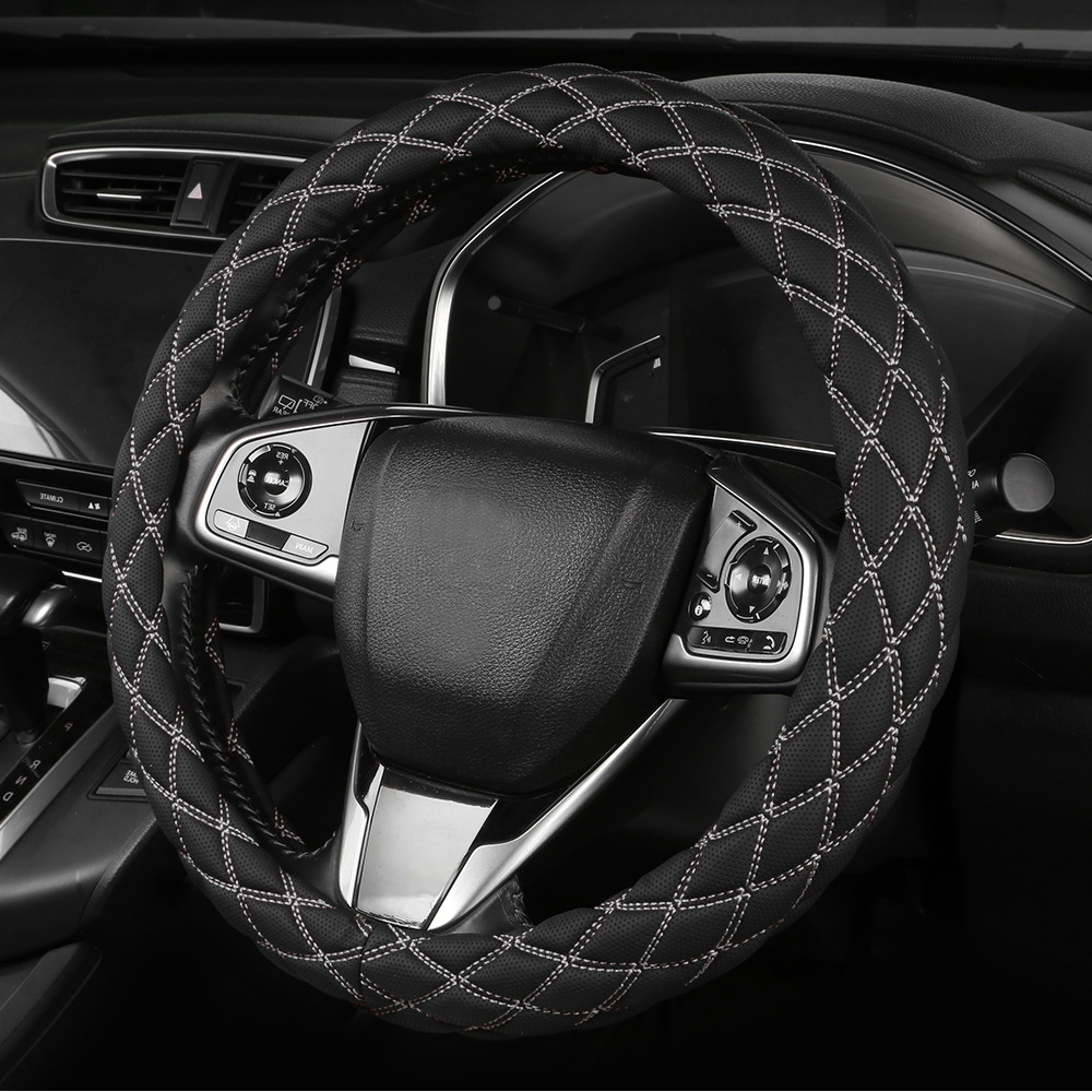Funda de volante de diamantes