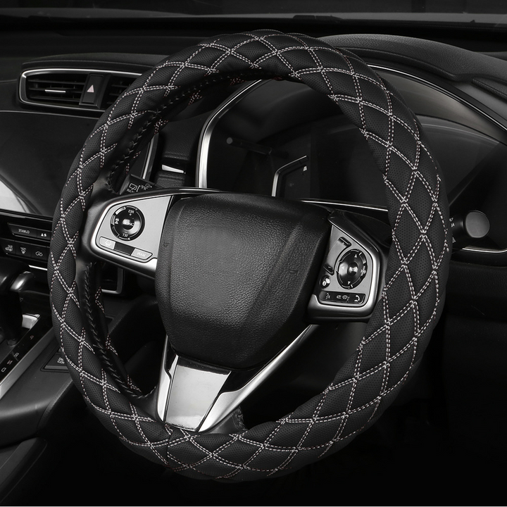 Funda de volante de diamantes