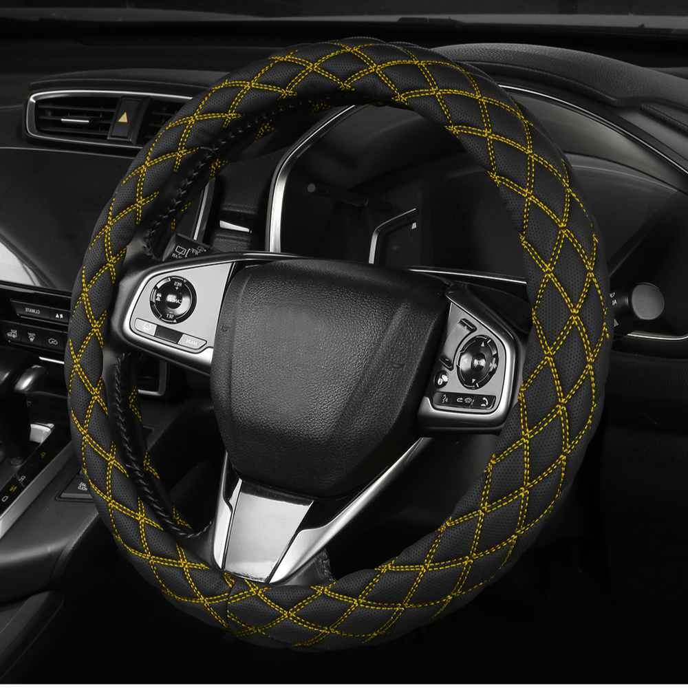 Funda de volante de diamantes